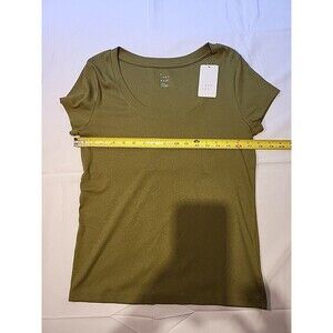 A New Day Large Green S/S Tee